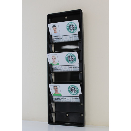 ID Card Accessories Badge Rack Holds 10 Cards in Horizontal